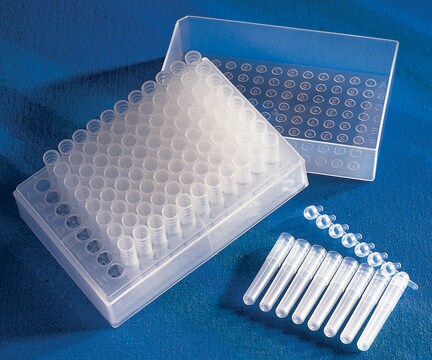 Corning&#174; 8联盖，用于 1.2 mL 排管 96 well cluster tube 8-cap strips, polyethylene, sterile, 120/cs