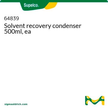 Solvent recovery condenser 500ml, ea