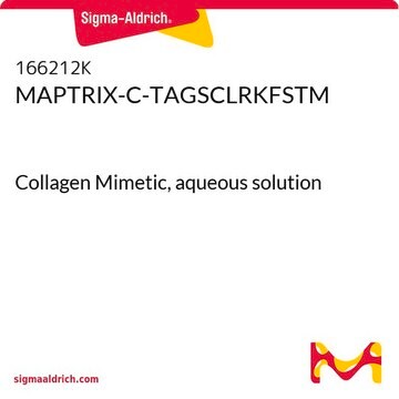 MAPTRIX-C-TAGSCLRKFSTM Collagen Mimetic, aqueous solution