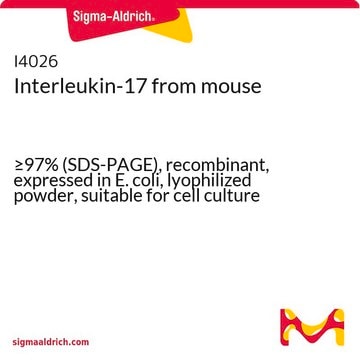 Interleukin-17 from mouse &#8805;97% (SDS-PAGE), recombinant, expressed in E. coli, lyophilized powder, suitable for cell culture