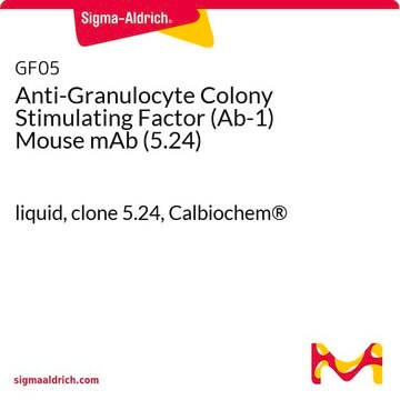 Anti-Granulocyte Colony Stimulating Factor (Ab-1) Mouse mAb (5.24) liquid, clone 5.24, Calbiochem&#174;