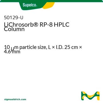 Columna para HPLC LiChrosorb&#174; RP-8 10&#160;&#956;m particle size, L × I.D. 25&#160;cm × 4.6&#160;mm