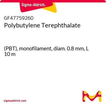 Polybutylene Terephthalate (PBT), monofilament, diam. 0.8&#160;mm, L 10&#160;m