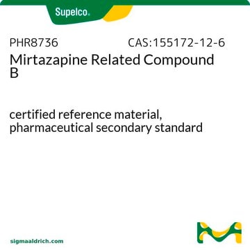 Mirtazapine Related Compound B certified reference material, pharmaceutical secondary standard