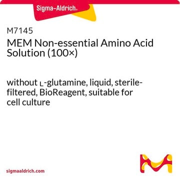 MEM Nicht-essentielle Aminosäure-Lösung (100×) without L-glutamine, liquid, sterile-filtered, BioReagent, suitable for cell culture