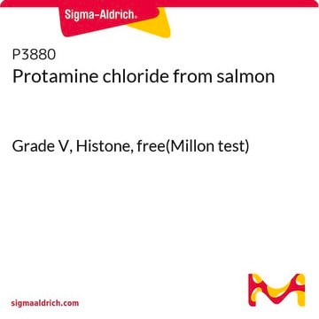 Protamine chloride from salmon Grade V, Histone, free(Millon test)