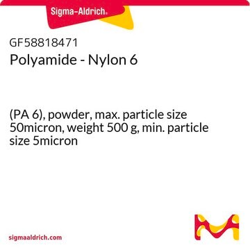 Polyamide - Nylon 6 (PA 6), powder, max. particle size 50micron, weight 500&#160;g, min. particle size 5micron