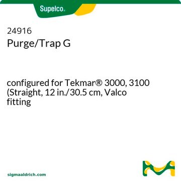 Purge/Trap G configured for Tekmar&#174; 3000, 3100 (Straight, 12 in./30.5 cm, Valco fitting