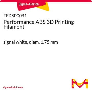 Performance ABS 3D Printing Filament signal white, diam. 1.75&#160;mm