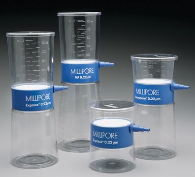 Millipore&#174; Stericup&#174; filtration system capacity 1000&#160;mL, Durapore PVDF membrane, pore size 0.22&#160;&#956;m