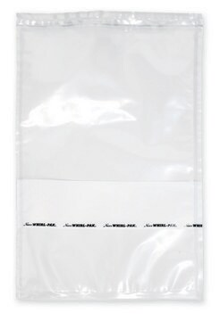 Whirl-Pak&#174; Filter Bag Without Tape/Wire 1627&#160;mL capacity(55 oz), pack of 250&#160;ea