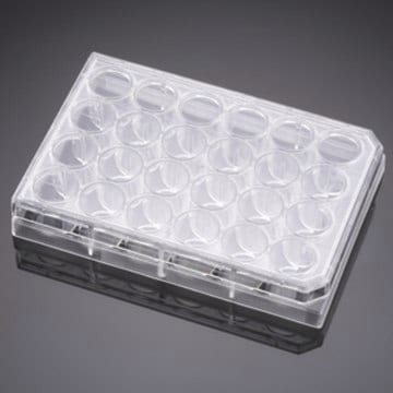 Corning&#174; Falcon&#174; Cell Culture Insert Companion Plate wells, 24, Tissue Culture (TC)-treated surface, lid, sterile