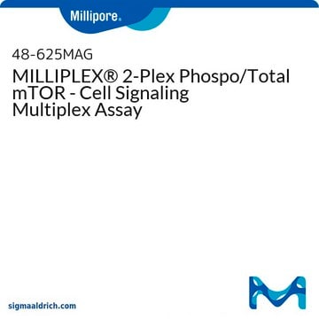 Saggio multiplex MILLIPLEX&#174; Phospo/Total mTOR 2-Plex per studi di segnalazione cellulare