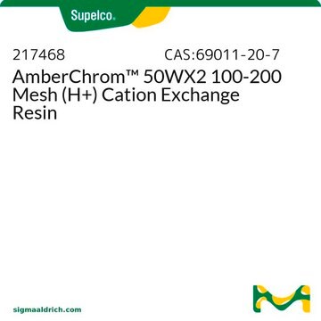 AmberChrom&#8482; 50WX2 100-200 Mesh (H+) Cation Exchange Resin