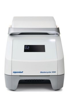 Eppendorf&#174; Mastercycler X50i, AC/DC input 110&#160;V / 230&#160;V (GB plug), 96-well thermoblock, silver without control panel