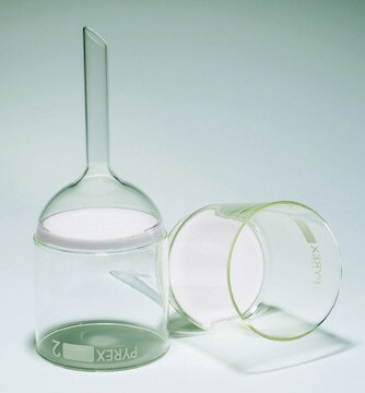 Pyrex&#174; Büchner filter funnels with sintered disc 500&#160;mL, disc diam. 95&#160;mm, porosity grade 2