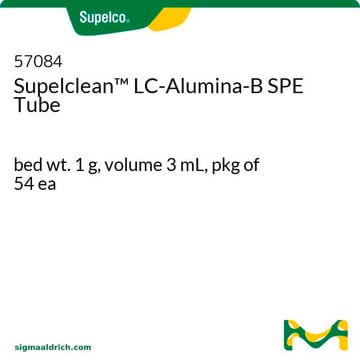 Supelclean&#8482; LC-Alumina-B 固相萃取管 bed wt. 1&#160;g, volume 3&#160;mL, pkg of 54&#160;ea