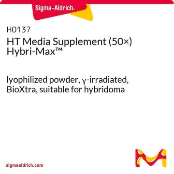 HT-Medien-Supplement (50×) Hybri-Max&#8482; lyophilized powder, &#947;-irradiated, BioXtra, suitable for hybridoma