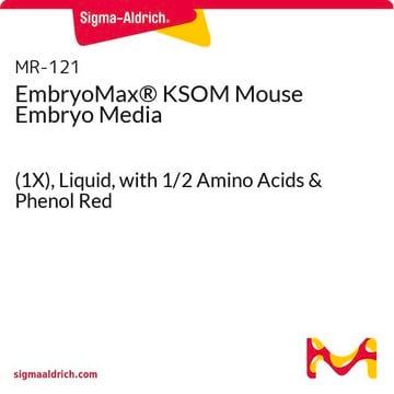 EmbryoMax&#174; KSOM Mäuseembryo-Medien (1X), Liquid, with 1/2 Amino Acids &amp; Phenol Red