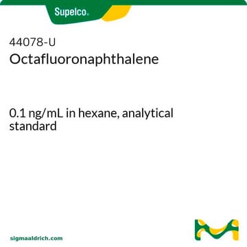 Octafluoronaphthalene 0.1&#160;ng/mL in hexane, analytical standard