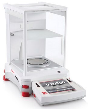 Ohaus&#174; Adventurer&#174; Analytical Balance Model EX125, weighing capacity 120&#160;g, resolution: 0.00001&#160;g, AC/DC input 110 V, US 3-pin plug (North America)