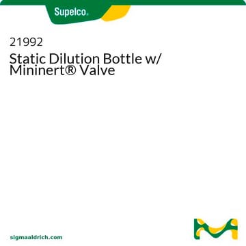 Static Dilution Bottle w/ Mininert&#174; Valve