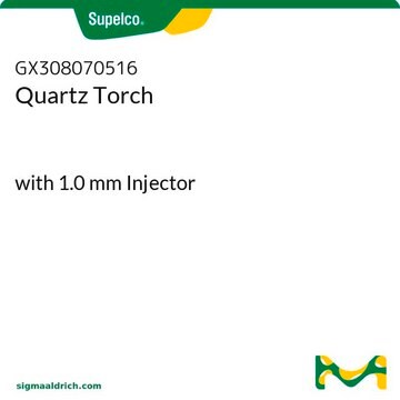 Quartz Torch with 1.0 mm Injector