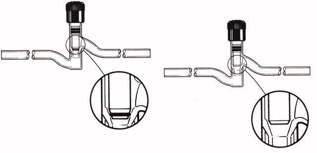 HI-VAC&#174; vacuum valves Bent side-arm, O-ring tip: no, bore 0-8&#160;mm