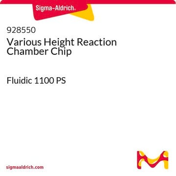 Various Height Reaction Chamber Chip Fluidic 1100 PS