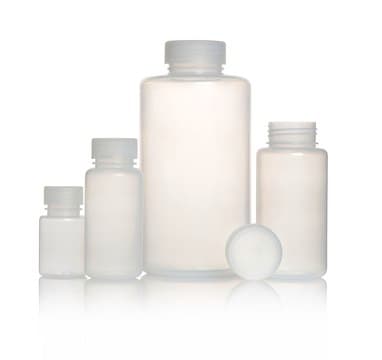 Azlon&nbsp;Polypropylene Wide Neck Round Bottles with Screw Cap round translucent polypropylene bottle, capacity 100&#160;mL