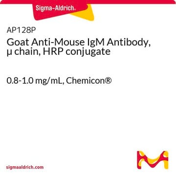 Anticorps de chèvre anti-IgM de souris, chaîne&nbsp;µ, conjugué à la HRP 0.8-1.0&#160;mg/mL, Chemicon&#174;