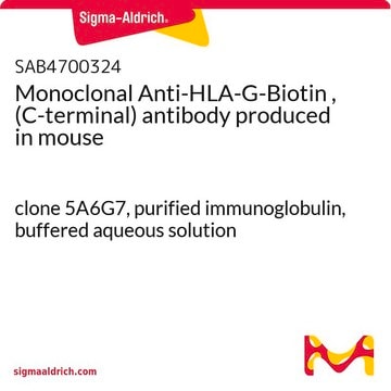 Monoclonal Anti-HLA-G-Biotin , (C-terminal) antibody produced in mouse clone 5A6G7, purified immunoglobulin, buffered aqueous solution