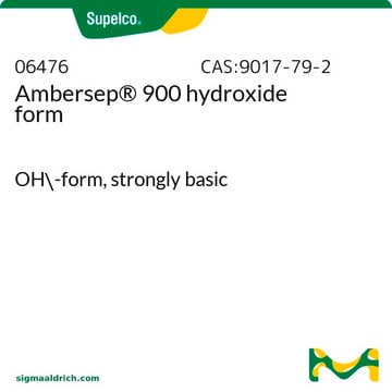 Ambersep&#174; 900 氢氧型 OH--form, strongly basic