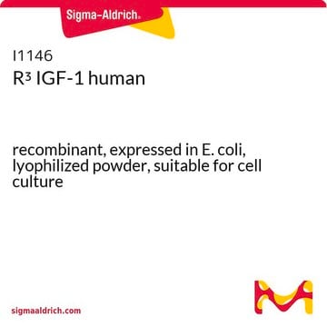 R3 IGF-1 人 recombinant, expressed in E. coli, lyophilized powder, suitable for cell culture