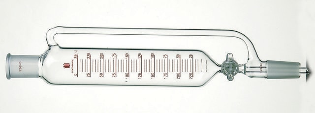 Synthware&#8482; pressure equalizing addition funnel 60 mL, joint: ST/NS 24/40, stopcock: glass