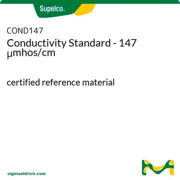 Conductivity Standard - 147 &#956;mhos/cm certified reference material