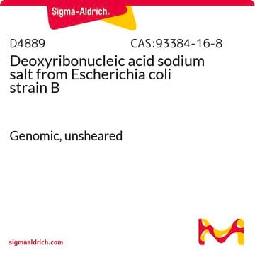 Deoxyribonucleic acid sodium salt from Escherichia coli strain B Genomic, unsheared