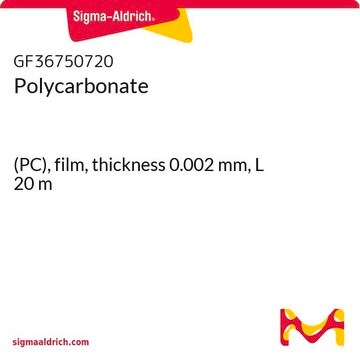 Polycarbonate (PC), film, thickness 0.002&#160;mm, L 20&#160;m