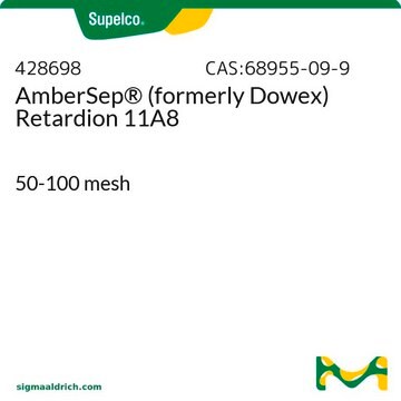 AmberSep&#174; (anciennement Dowex) Retardion&nbsp;11A8 50-100&#160;mesh