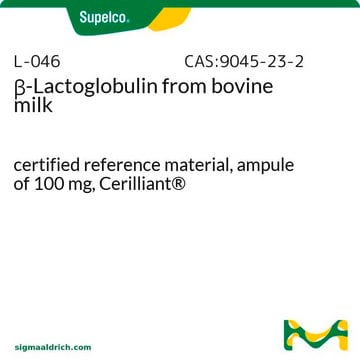 &#946;-乳球蛋白 来源于牛奶 certified reference material, ampule of 100&#160;mg, Cerilliant&#174;