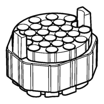 Adapter for Eppendorf&#174; S-4x Universal Large Rotor for 16x75-100 mm round-bottom tubes, pkg of 2&#160;ea