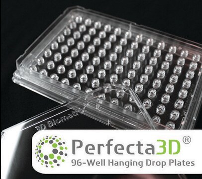 Perfecta3D&#174; hanging drop plate size 96&#160;wells , with lid and tray, polystyrene (untreated), sterile