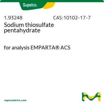 Tiosulfato de sodio pentahidratado for analysis EMPARTA&#174; ACS