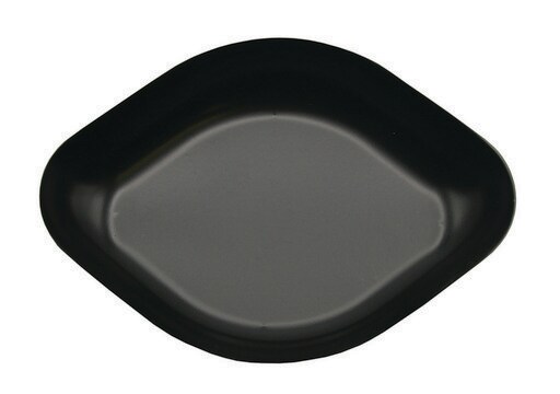 Diamond shaped weigh boats polystyrene, volume 100&#160;mL, black, anti-static