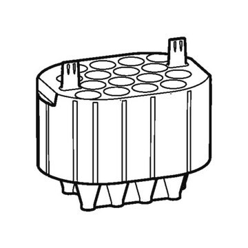 Adapter for Eppendorf&#174; S-4x1000 Rotor capacity, 16 x Eppendorf Tube&#174;&nbsp;5.0&nbsp;mL, for use with medium-capacity buckets, pack of 2