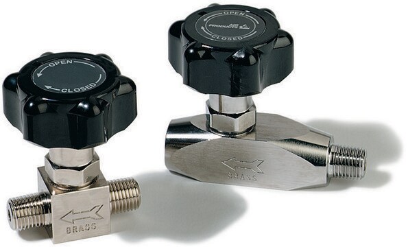 Diaphragm Shutoff Valve 1/4 in. male NPT, 1/4 in. female NPT