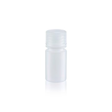 Wheaton&#174; Leak Resistant Bottle capacity 15&#160;mL, polypropylene bottle, natural bottle, narrow-mouth bottle, bottle diam. × H 25&#160;mm × 56&#160;mm, 20-410