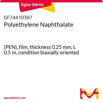 Polyethylene Naphthalate (PEN), film, thickness 0.25&#160;mm, L 0.5&#160;m, condition biaxially oriented