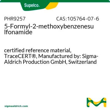 5-Formyl-2-methoxybenzenesulfonamide certified reference material, TraceCERT&#174;, Manufactured by: Sigma-Aldrich Production GmbH, Switzerland