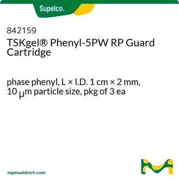 TSKgel&#174; Phenyl-5PW RP Guard Cartridge phase phenyl, L × I.D. 1&#160;cm × 2&#160;mm, 10&#160;&#956;m particle size, pkg of 3&#160;ea